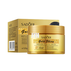 A crueldade livra a máscara facial do ouro 24K para sem falhas e hidrata a pele