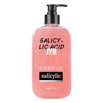 Champô ácido Salicylic da beleza do OEM do gel do chuveiro da acne da lavagem do corpo de GMPC anti