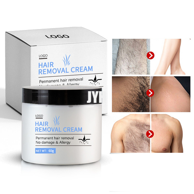 Paraben de creme dos cosméticos de Bodycare da remoção delicada do cabelo do corpo livre