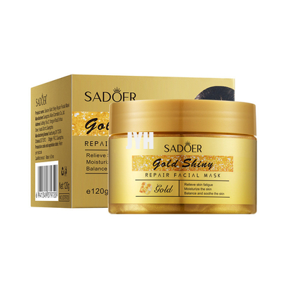 A crueldade livra a máscara facial do ouro 24K para sem falhas e hidrata a pele