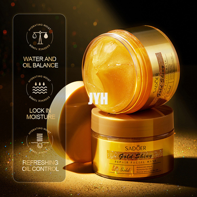A crueldade livra a máscara facial do ouro 24K para sem falhas e hidrata a pele