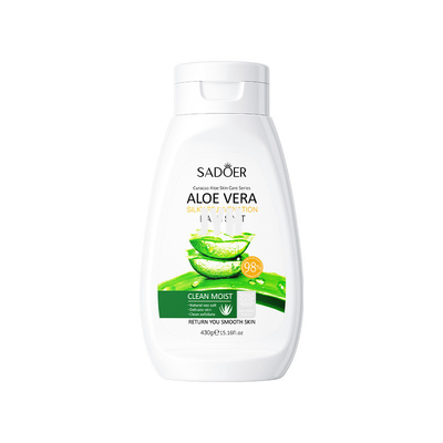 Exfoliating macio da luz da lavagem do corpo de Vera Bath Salts Smoothing Skin do aloés 430g
