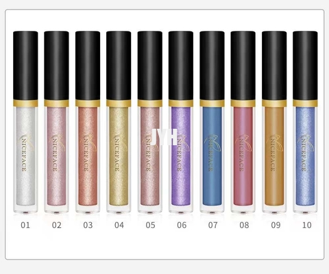 A duração de Diamond Glitter Eyeshadow Waterproof Long de 10 cores metálica vislumbra a sombra para os olhos