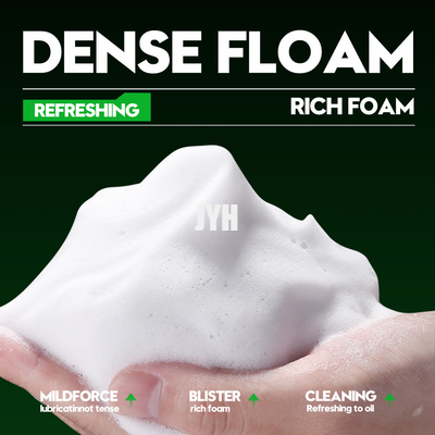 O limpador facial dos homens diários dos cuidados com a pele refrigera o limpador de refrescamento do Multi-efeito do controle do óleo dos homens