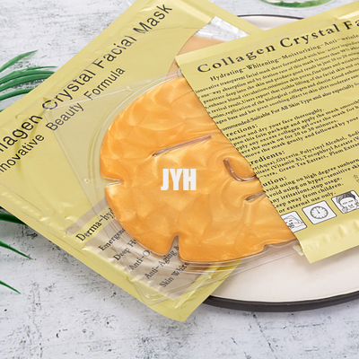Colagénio de algas cristalina orgânica 24K folha de ouro máscara facial anti-rugas