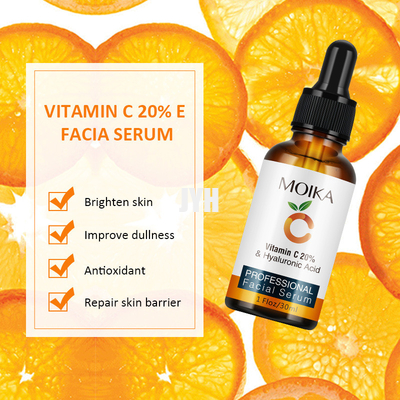 30 ml de soro de clareamento facial com vitamina C e ácido hialurónico