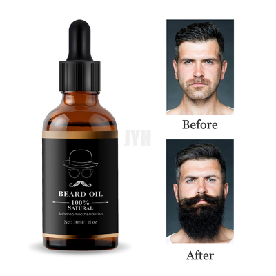 30 ml Produtos OEM de Cuidados da Pele Cuidados do Crescimento da Barba Hidratante Reparação Óleo de Barba para Homens