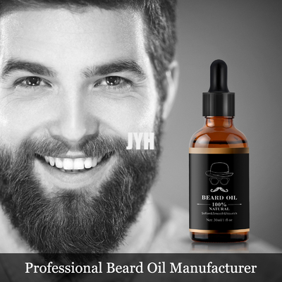 30 ml Produtos OEM de Cuidados da Pele Cuidados do Crescimento da Barba Hidratante Reparação Óleo de Barba para Homens